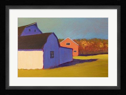 Framed Bucolic Structure VII Print