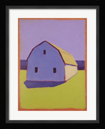 Framed Bucolic Structure X Print