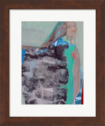 Framed Walking Woman IV Print