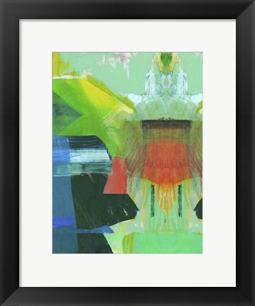 Framed Abstract Punch I Print