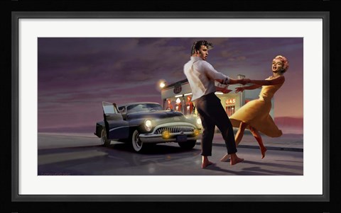 Framed Rendezvous 2 Print
