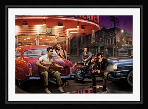 Framed Leg XRoads Print