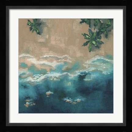 Framed Blue Shore Print