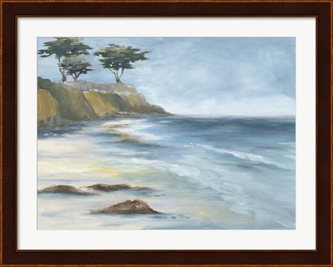 Framed Beach Cypress Print