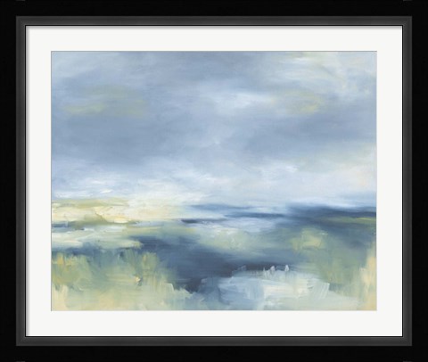 Framed Coastal Blues Print