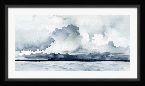 Framed Passing Rain Storm I Print