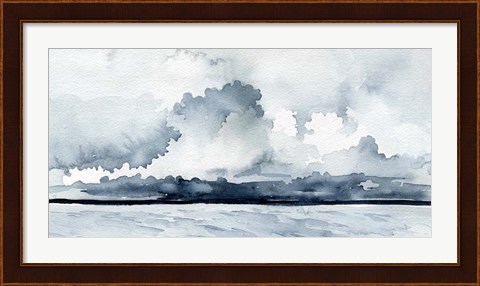 Framed Passing Rain Storm I Print