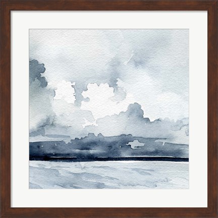 Framed Passing Rain Storm III Print