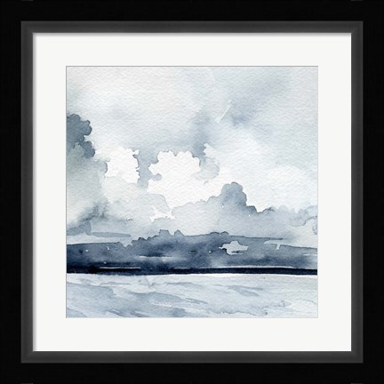 Framed Passing Rain Storm III Print