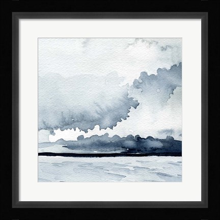 Framed Passing Rain Storm IV Print
