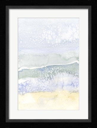 Framed Salty Seaside I Print