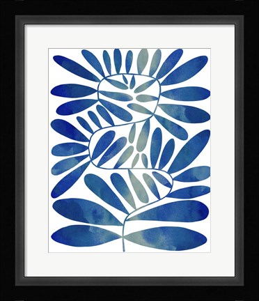 Framed Summer Sprig I Print