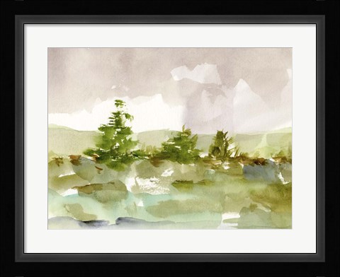 Framed Morning Retreat I Print