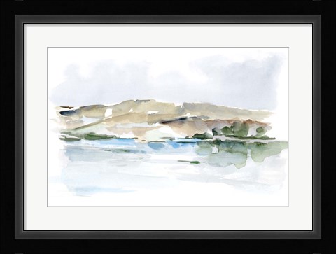 Framed Mountain Quarry II Print