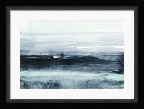 Framed Viridian Mist I Print