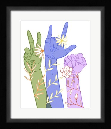 Framed Love Each Other II Print