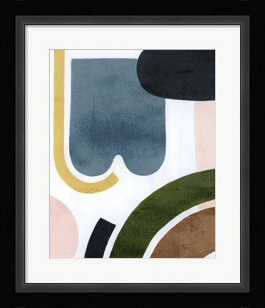 Framed Shifting Shapes I Print