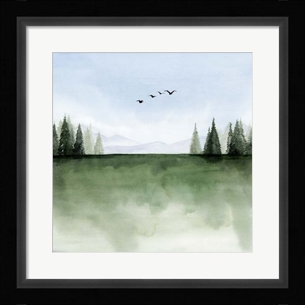 Framed Forest's Edge II Print