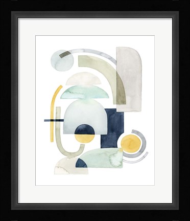 Framed Planetary Shift I Print