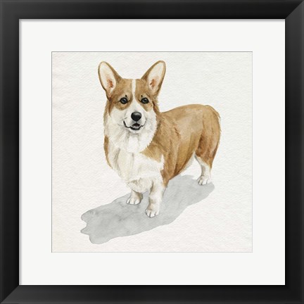 Framed Pup for the Queen II Print