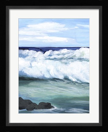 Framed Barrel Break I Print