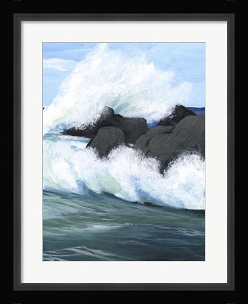 Framed Barrel Break II Print