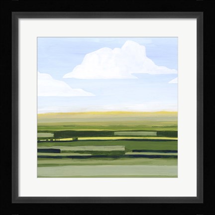 Framed Pastoral Glow II Print