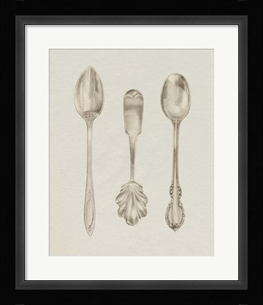 Framed Silver Spoon II Print