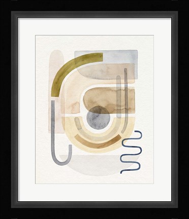 Framed Coiled I Print