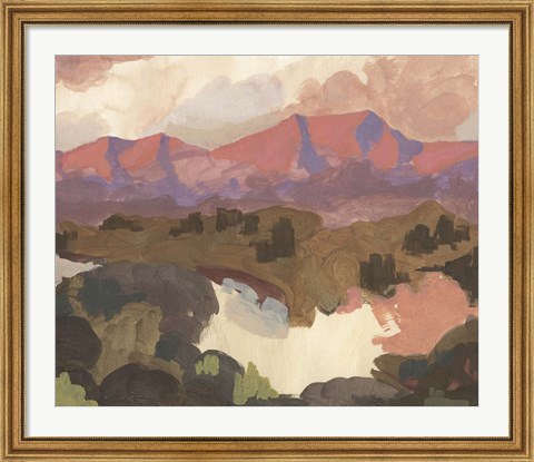 Framed Hawksbill River View I Print
