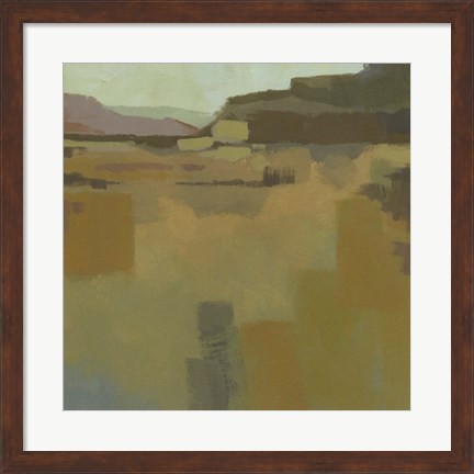 Framed Mountain Meadow I Print