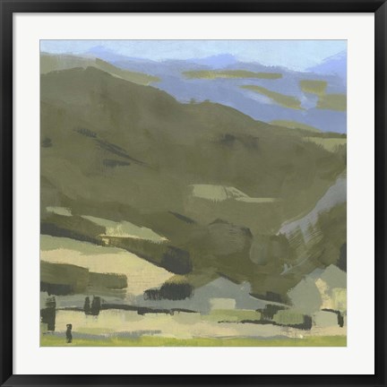 Framed Blue Ridge Foothills I Print