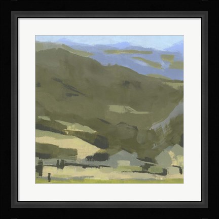 Framed Blue Ridge Foothills I Print