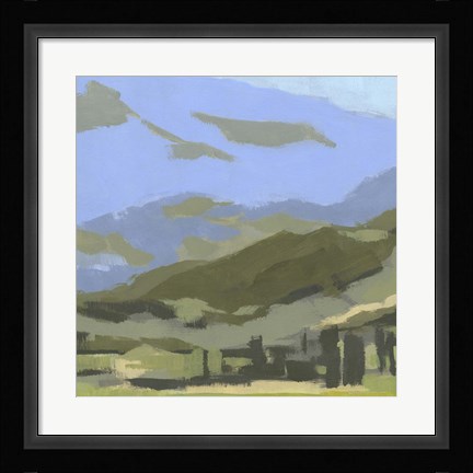 Framed Blue Ridge Foothills II Print