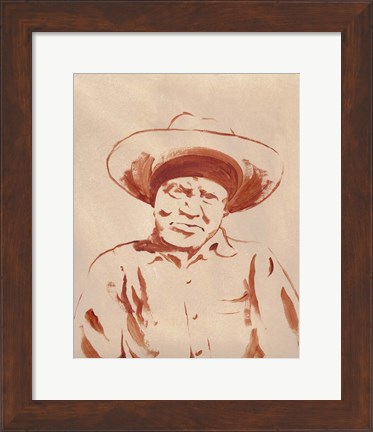 Framed Man of the West IV Print