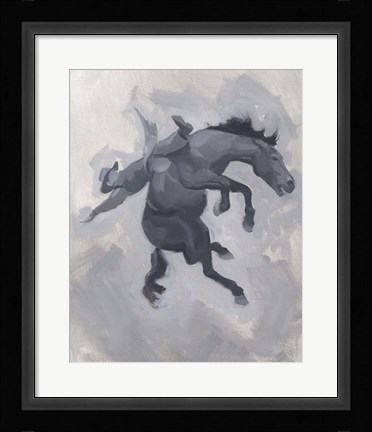 Framed Getting Pitched I Print