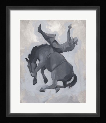 Framed Getting Pitched II Print