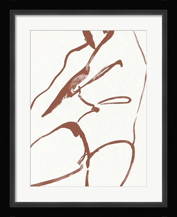 Framed Curves II Print