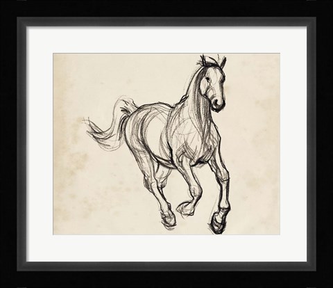 Framed Gestural Apaloosa II Print