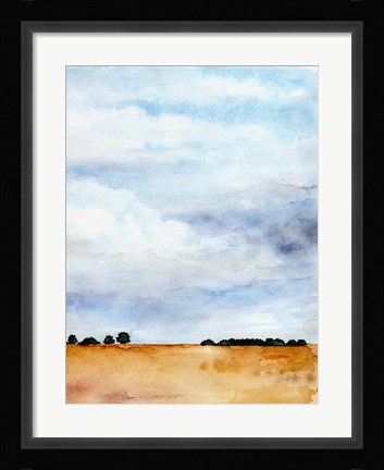 Framed Midwest Sky I Print