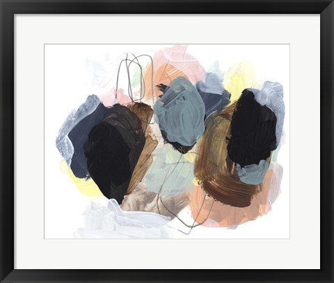 Framed Boulders II Print