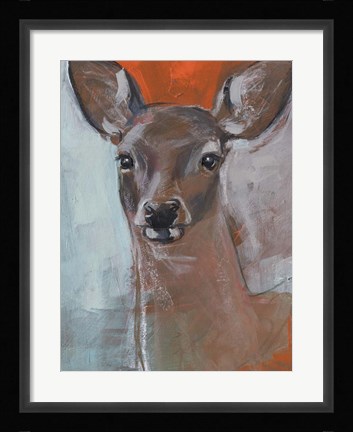 Framed Doe Eyes II Print