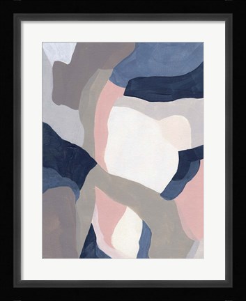 Framed Intertwined Tones I Print