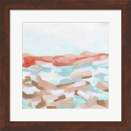 Framed Coral Coast II Print