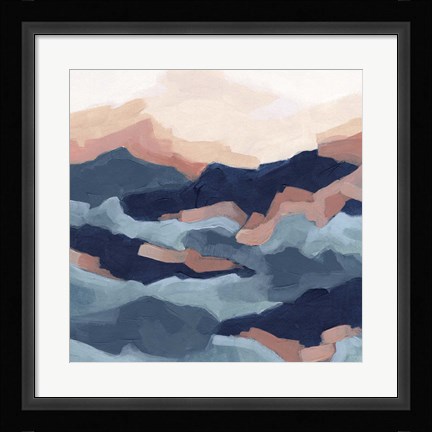 Framed Bluescape II Print