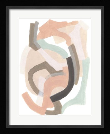 Framed Pastel Signal II Print