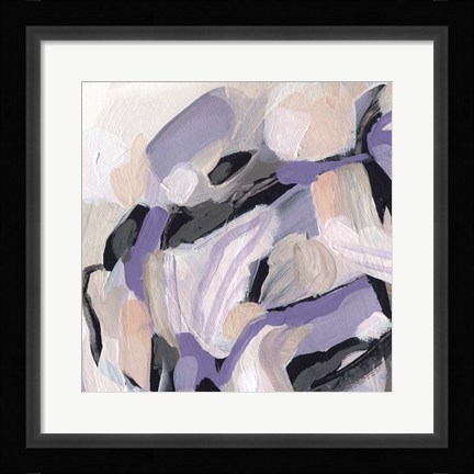 Framed Lilac Scramble III Print