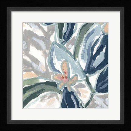 Framed Expressive Garden III Print