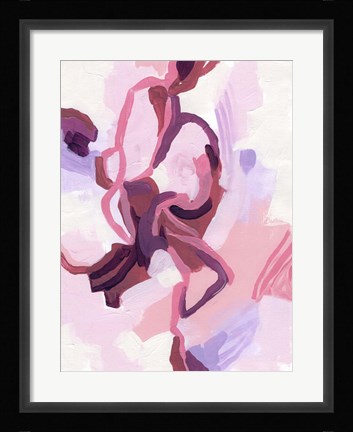 Framed Gardenia Abstract I Print