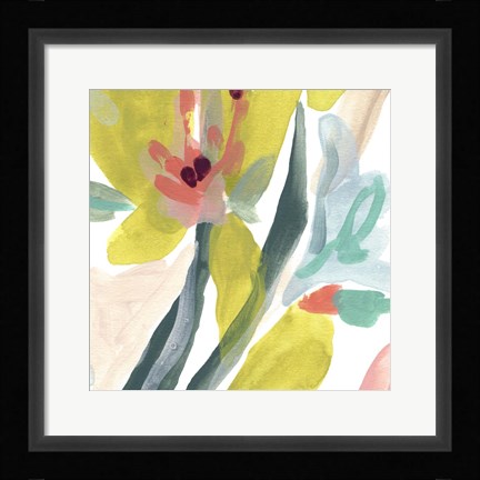 Framed Tropical Impulse VI Print
